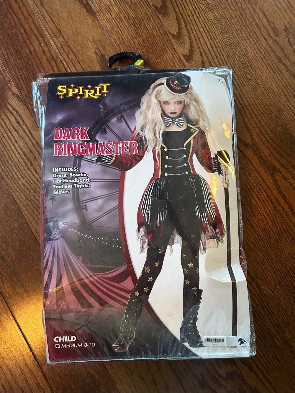 Spirit Dark Ringmaster Kids Costume - Black & Red